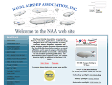 Tablet Screenshot of naval-airships.org